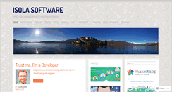 Desktop Screenshot of isolasoftware.it